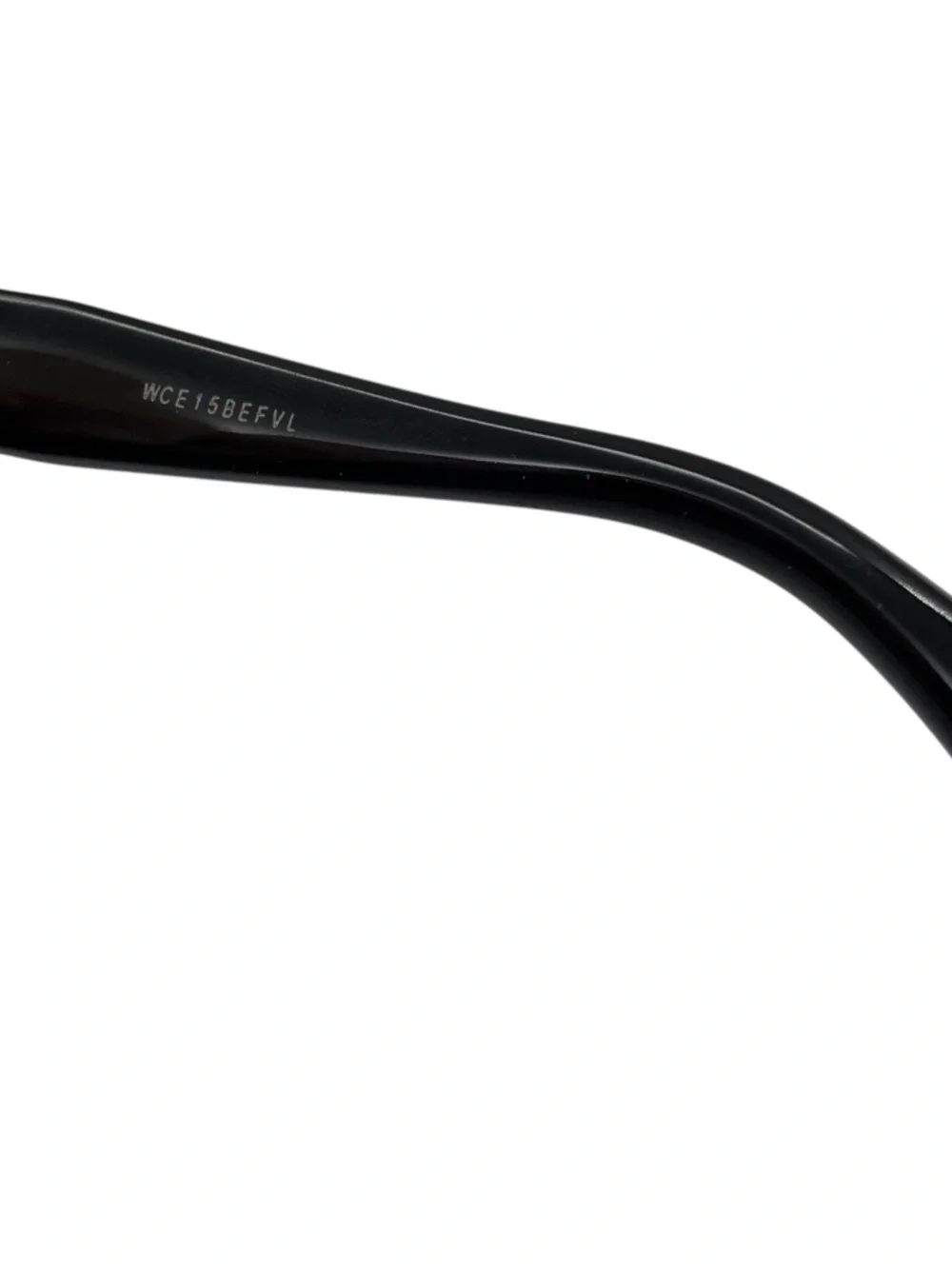 FENDI BLACK RECTANGLE ACETATE SUNGLASSES